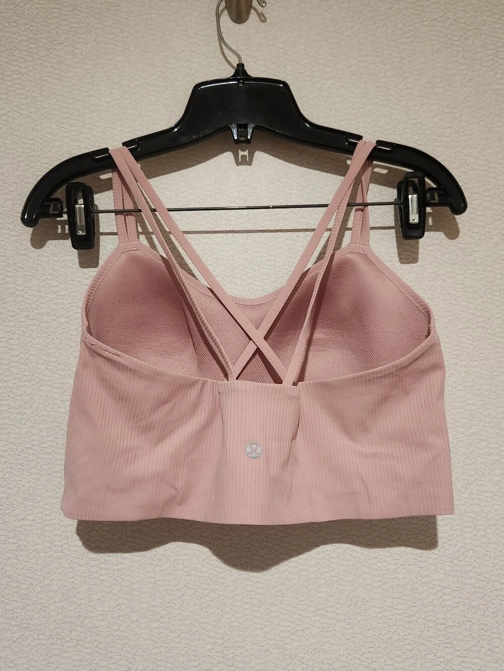 Lululemon Like A Cloud Ribbed Longline Bra B/C Cup Light Support Size 12